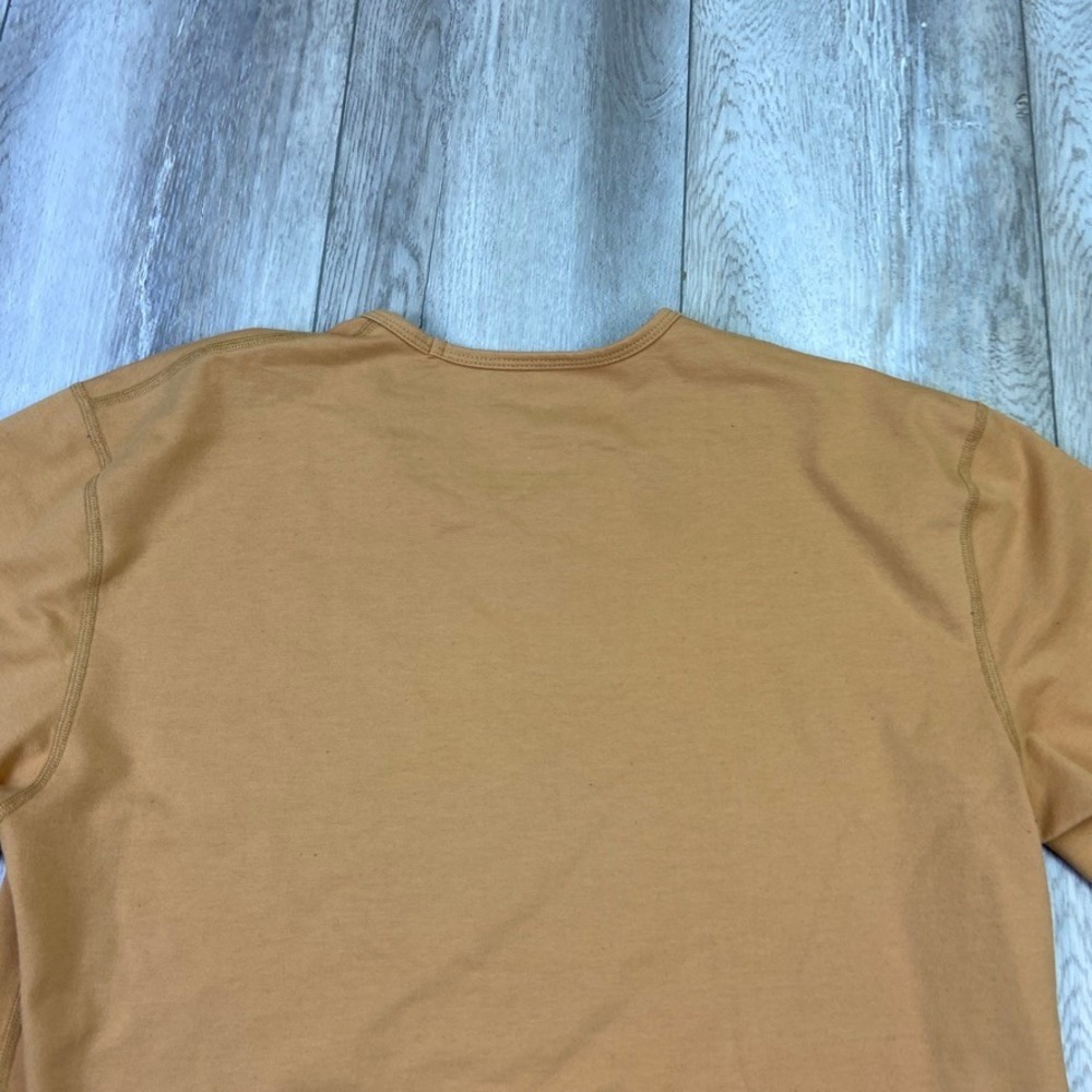BYLT Drop Cut Shirt Mens Medium Brown L/S Long Sleeve Gym Performance Men - Picture 9 of 9